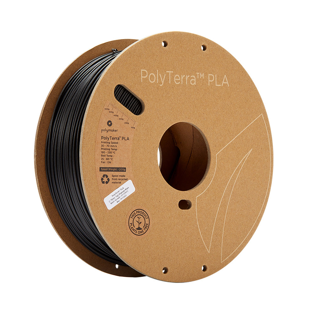 Pack 50 Polyterra Charcoal Black