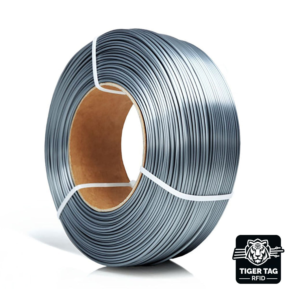 Rosa3D - PLA Silk - Acier (Steel) - 1,75 mm - 1 kg Refill avec RFID TigerTag