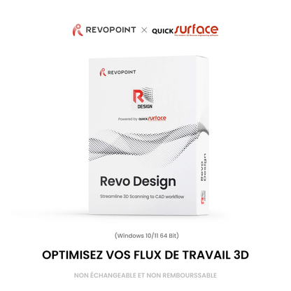 Revopoint - Revo Design - Logiciel CAO avancé pour la rétro-ingénierie - abonnement annuel
