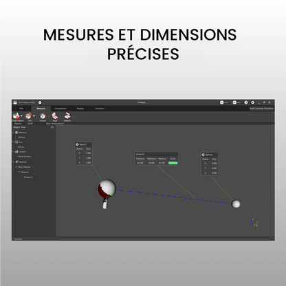 Revopoint - Revo Measure - Logiciel de mesure 3D et de tolérancement géométrique (GD&T) - Licence 1 an - Edition personnelle
