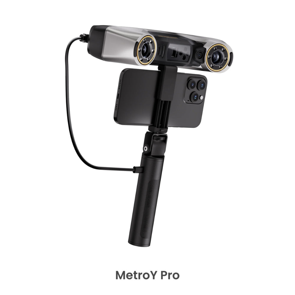 Revopoint - MetroY Pro - Scanners 3D Laser Bleu Sans-Fil pour Petites et Moyennes Pièces