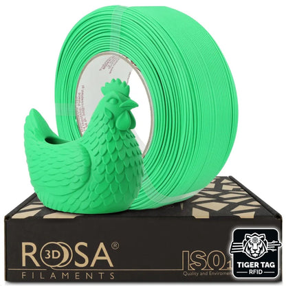 Rosa3D - PLA Speed - Vert Bambou Mat (Matt Bamboo Green) - 1,75 mm - 1 kg Refill avec RFID TigerTag