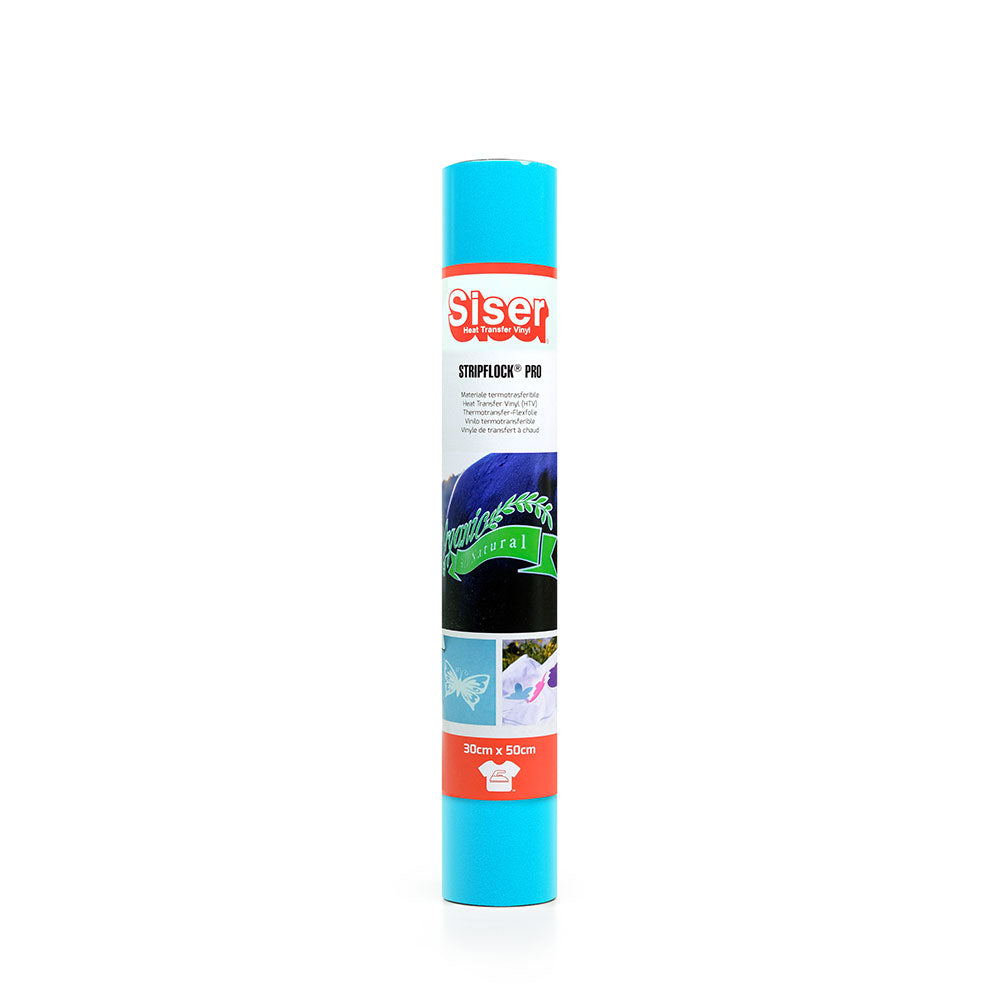Siser - Flock - Rouleau Thermocollant - (S0012) Turquoise Velours- 30 x 100 cm