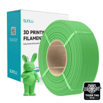 Sunlu - PLA Matte - Vert (Green) - 1,75 mm - 1 kg - Refill avec RFID TigerTag