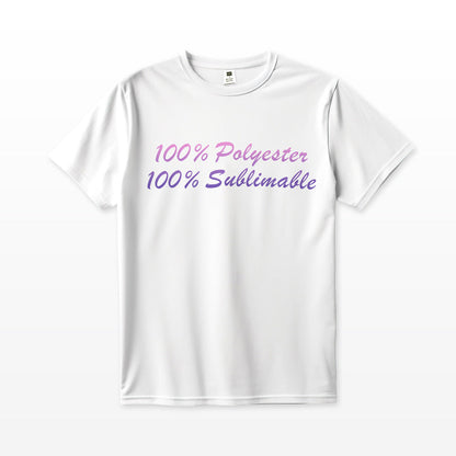MissKraft - Sublimation - T-shirt Femme - 100% Polyester - Blanc - L