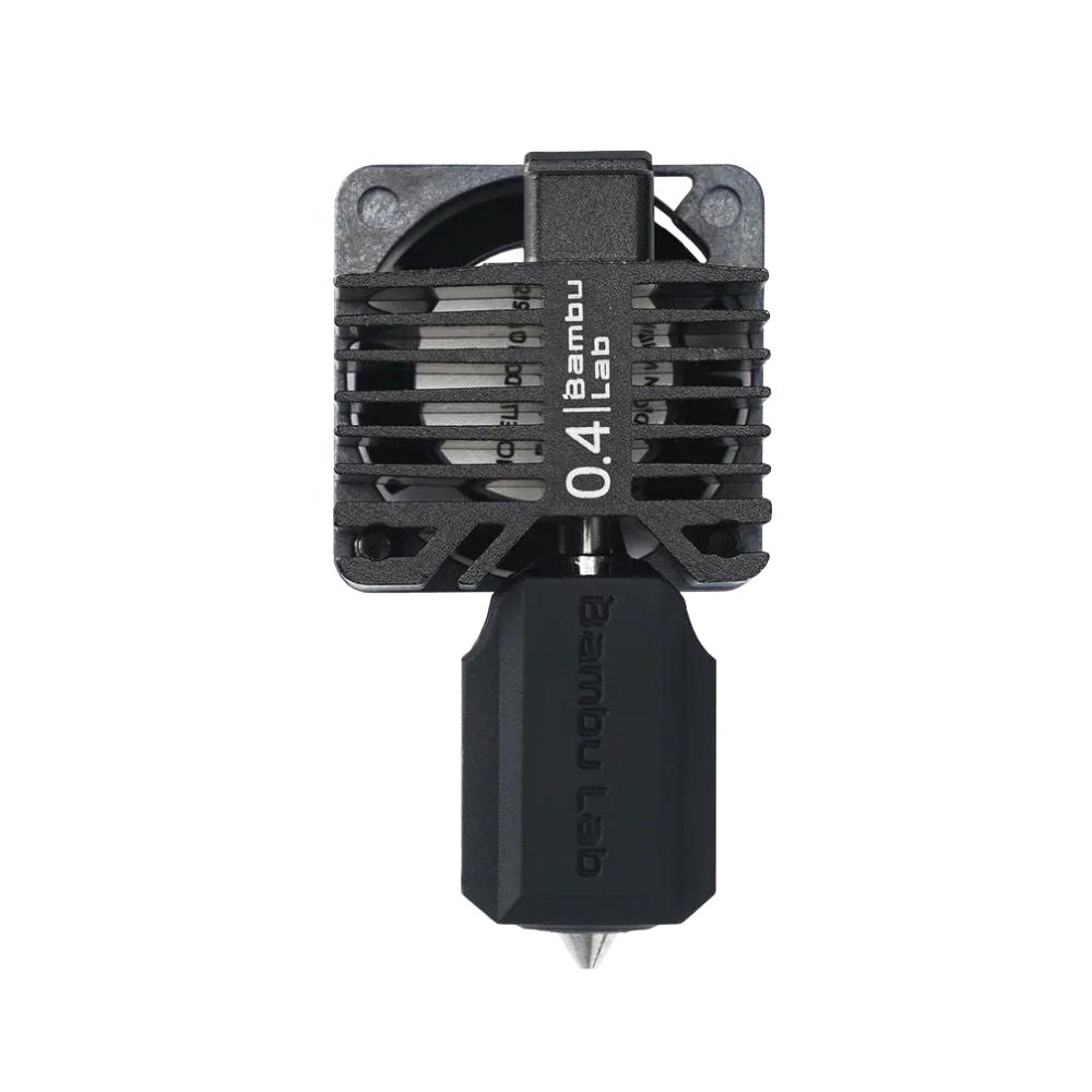 Bambu Lab - Série X1 - Tête d'Extrusion Complète Buse Acier trempé 0,4 mm (Complete Hotend Assembly)