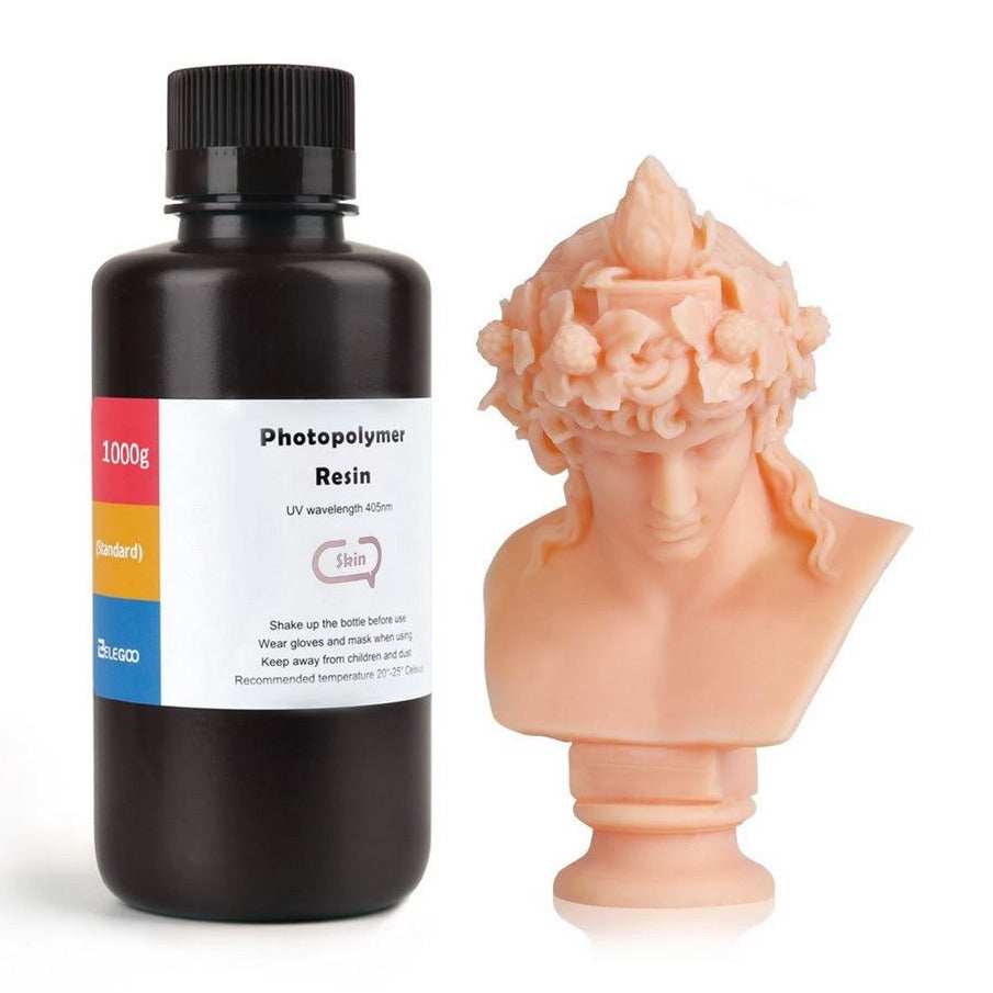 Pack ELEGOO - 6x Résine UV ABS-Like - Beige (Skin) - 1 kg