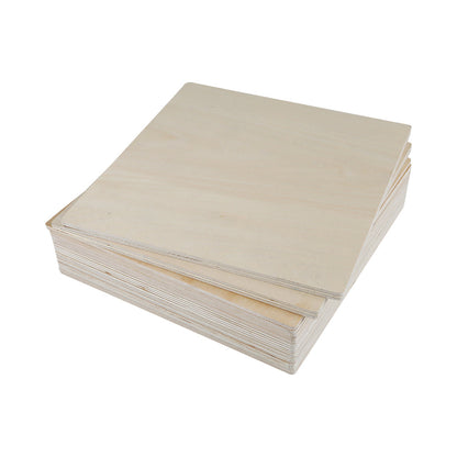 Creality - 10 Plaques de Contreplaqué Mélaminé Tilleul (Basswood Sheets) - 30 x 30 cm - 3 mm