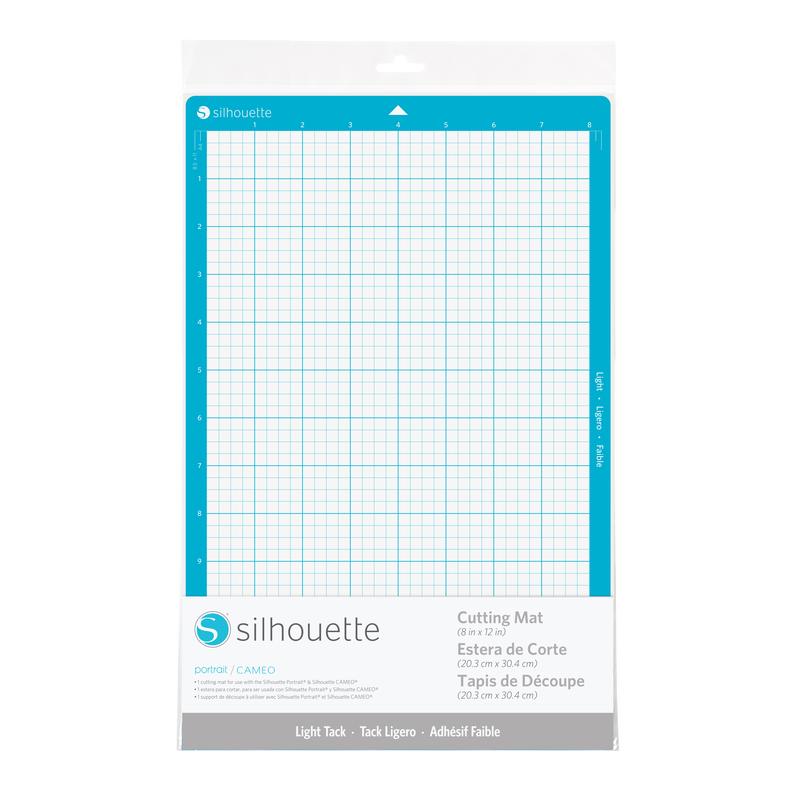 Silhouette - Portrait 3 - Tapis de Découpe - Adhérence Faible - 20 x 30 cm