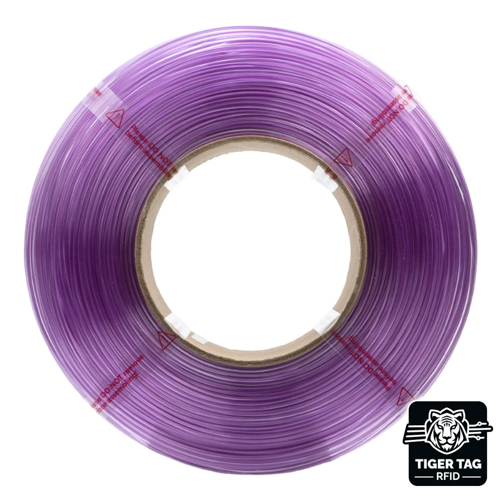 eSun - PETG Basic - Violet Clair (Translucent Light Purple) - 1,75 mm - 1 kg Refill RFID TigerTag