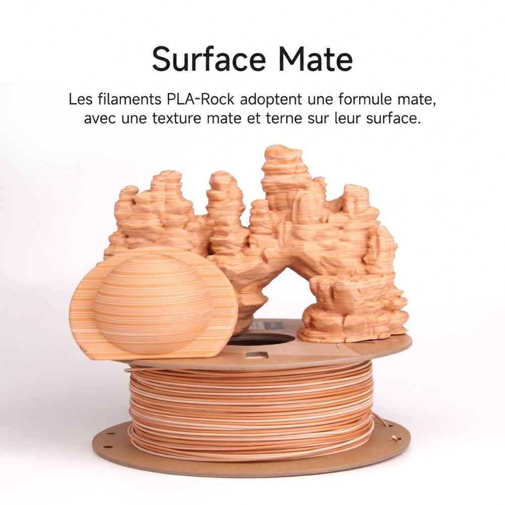 eSun - PLA-Rock - Cornéenne (Hornfels) - 1,75 mm - 1 kg avec RFID TigerTag