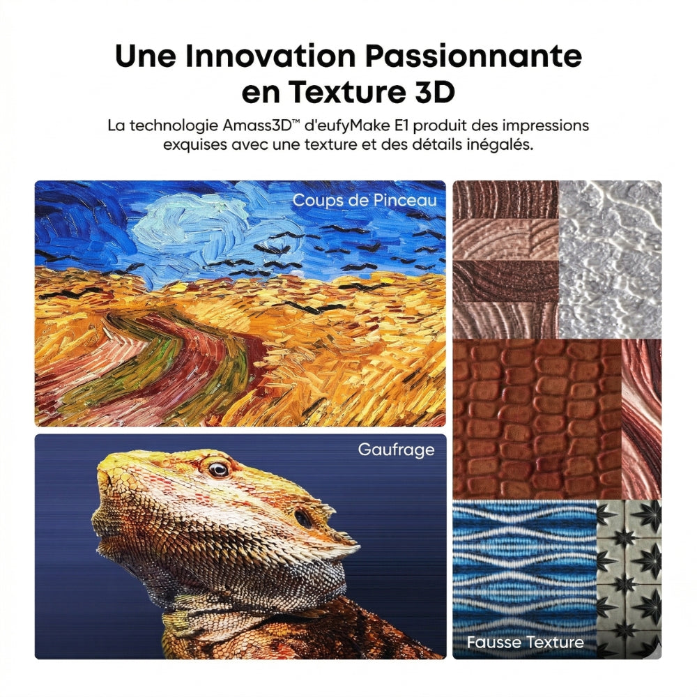 Pack eufyMake - E1 - Basic Bundle + 3 Encres Blanches OFFERTES