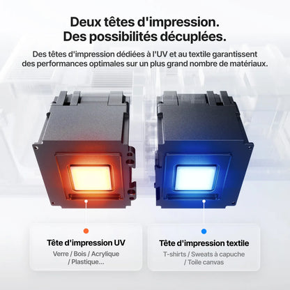 xTool - O1 Omni Printer Standard - Simple Tête UV (Single UV) - Imprimante UV 4-en-1