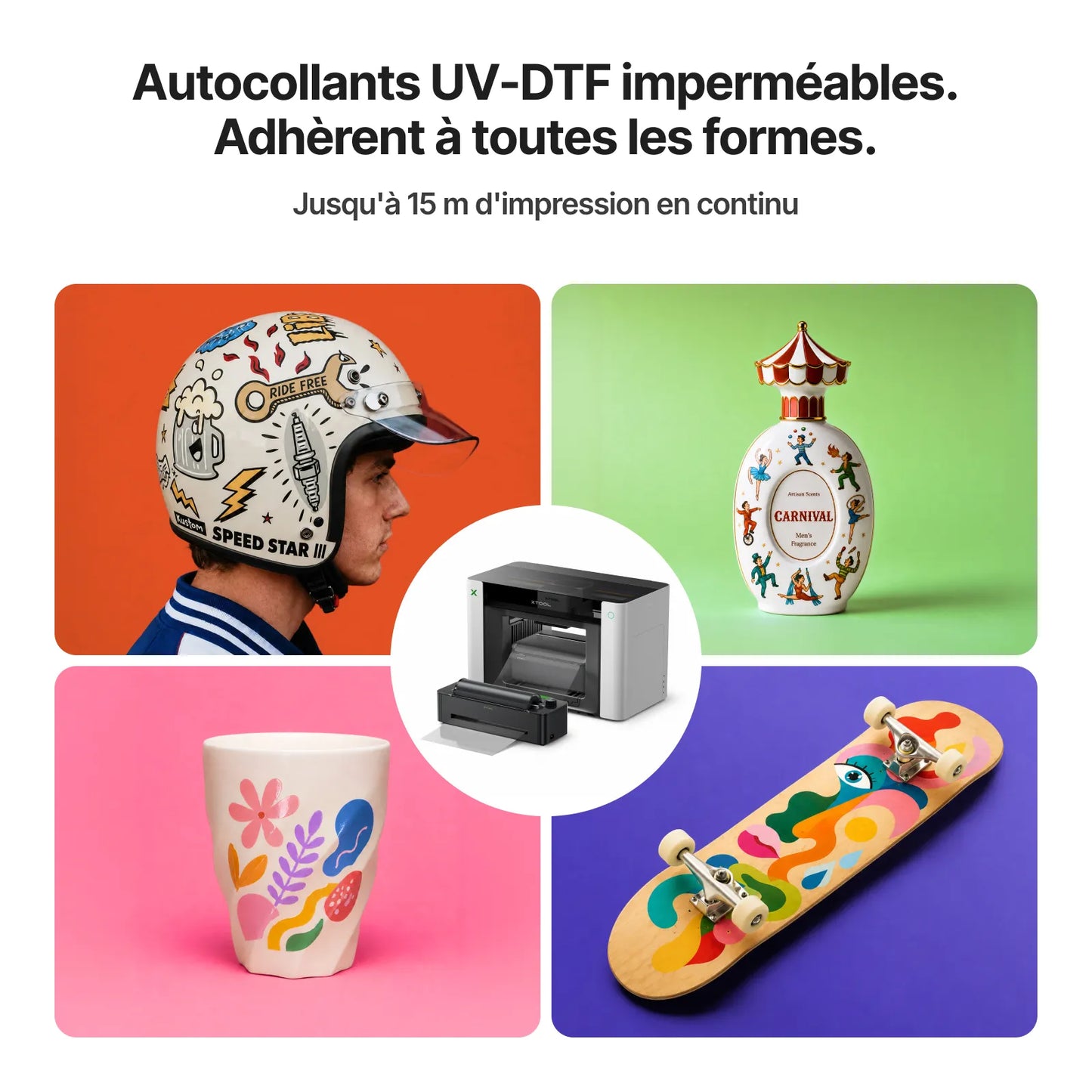 xTool - O1 Omni Printer Standard - Double Tête DT + UV (UV&DTG Printer) - Imprimante UV 4-en-1