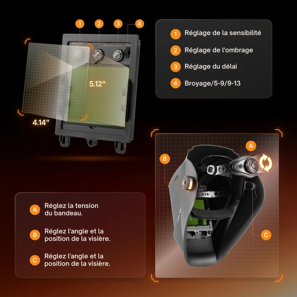 xTool - Casque de protection pour MetalFab