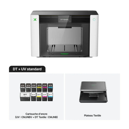 xTool - O1 Omni Printer Standard - Double Tête DT + UV (UV&DTG Printer) - Imprimante UV 4-en-1