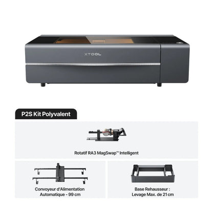 xTool - P2S  55W - Classe IV - Kit Polyvalent